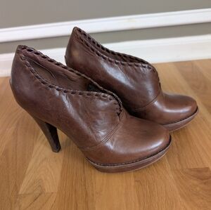 Ugg Jamison Leather Platform Heels Size 8